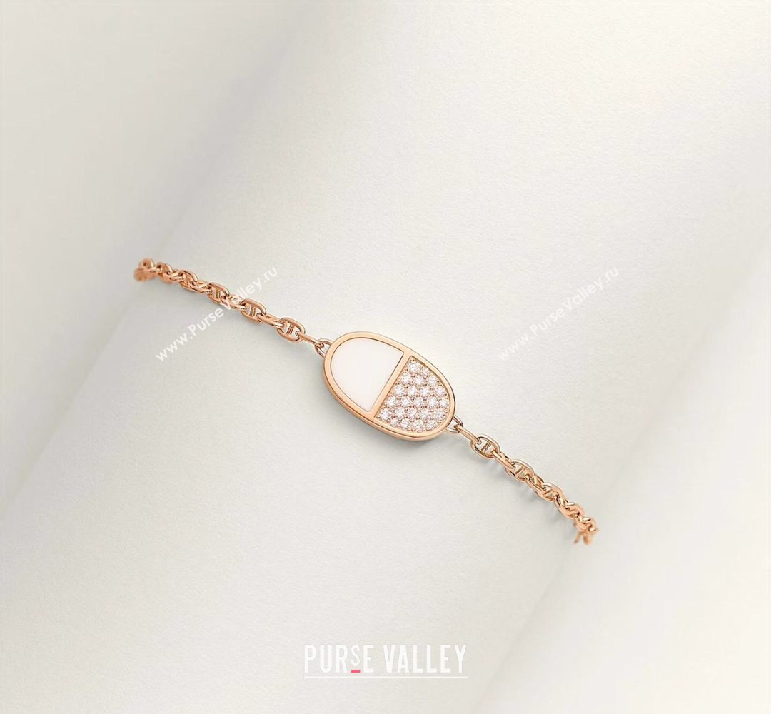 Hermes Chaine DAncre Verso Bracelet White 2026 0320 (YF-260320151)
