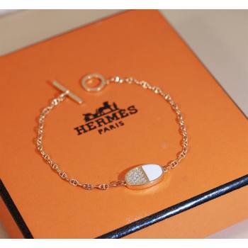 Hermes Chaine DAncre Verso Bracelet White 2026 0320 (YF-260320151)