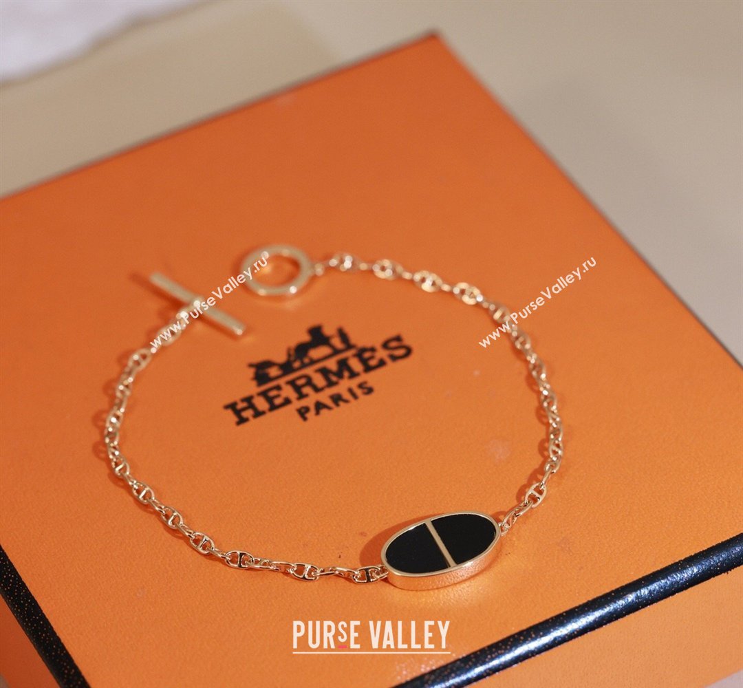 Hermes Chaine DAncre Verso Bracelet Black 2026 0320 (YF-260320150)
