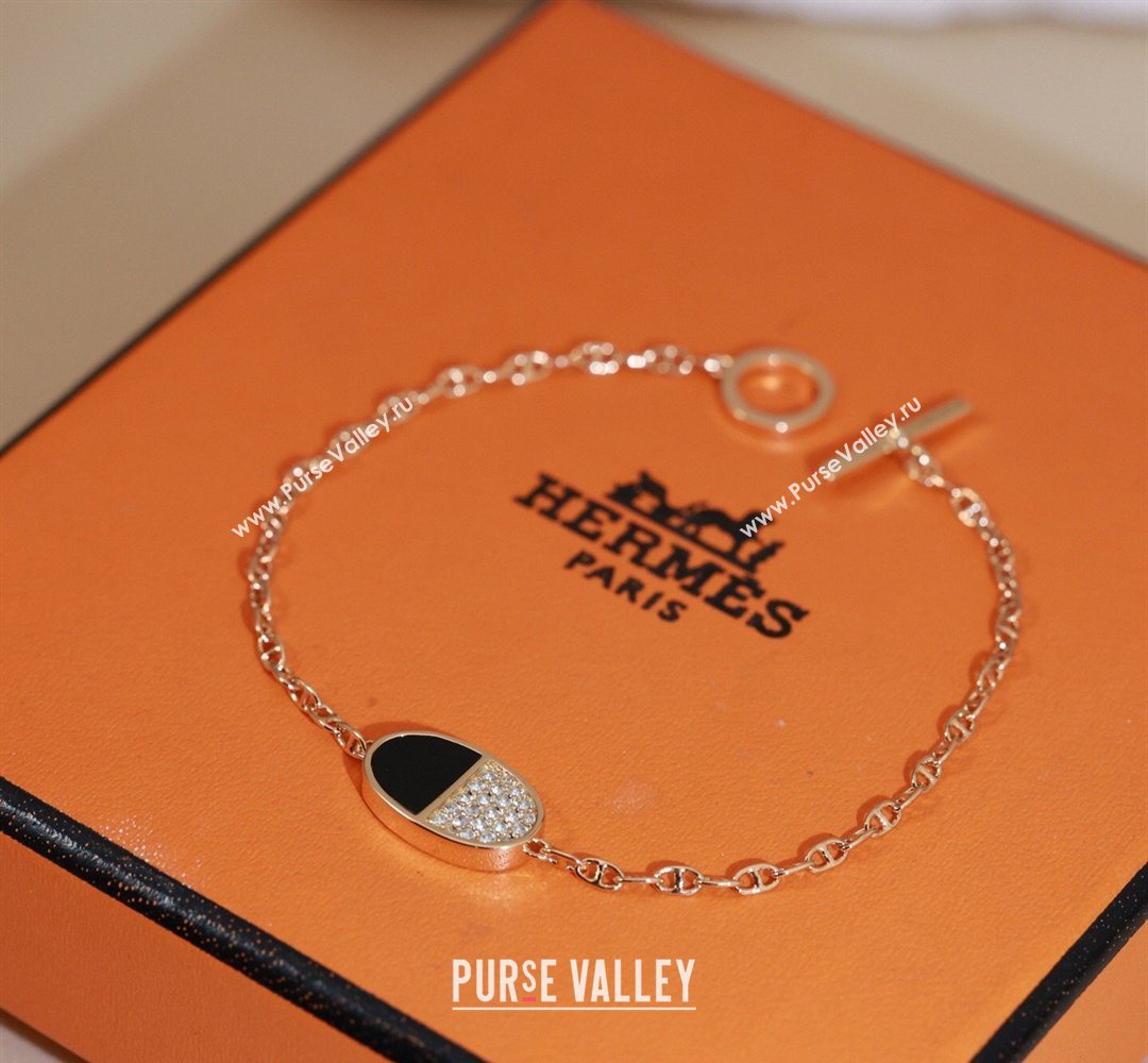 Hermes Chaine DAncre Verso Bracelet Black 2026 0320 (YF-260320150)