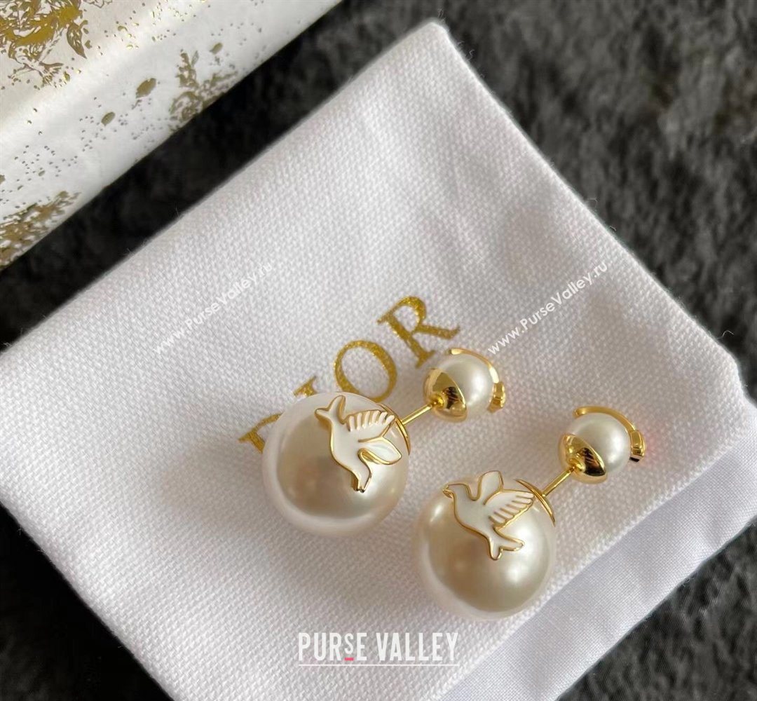 Dior Dioramour Tribales Dove Studs Earrings 2026 0321 (YF-260321053)