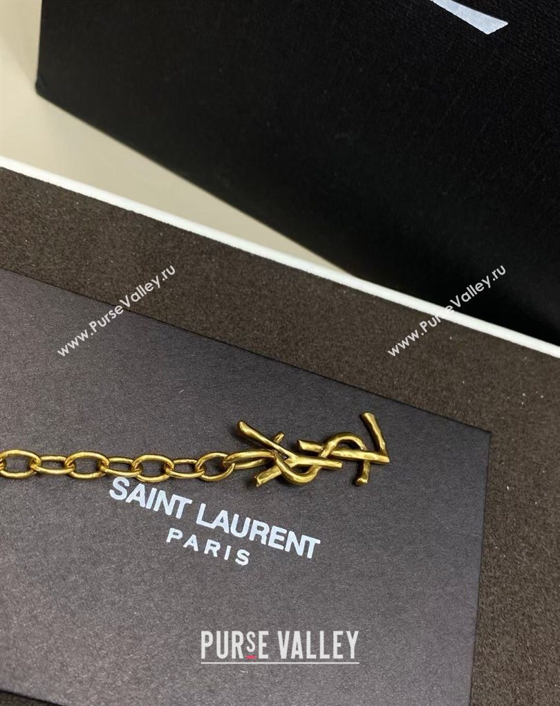 Saint Laurent Chain Bracelet with Strass 2026 0323 (YF-260323009)