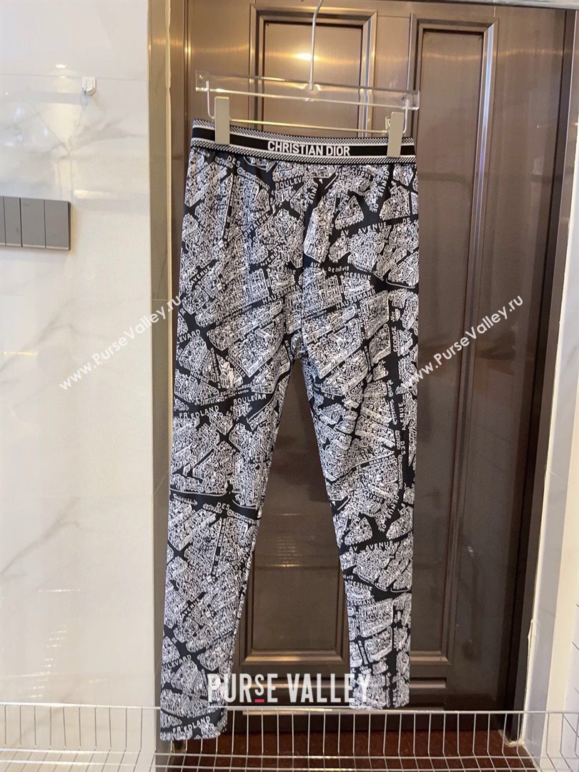 Dior Paris Yoga Activewear Set Black 2025 0314 (WM-250314021)