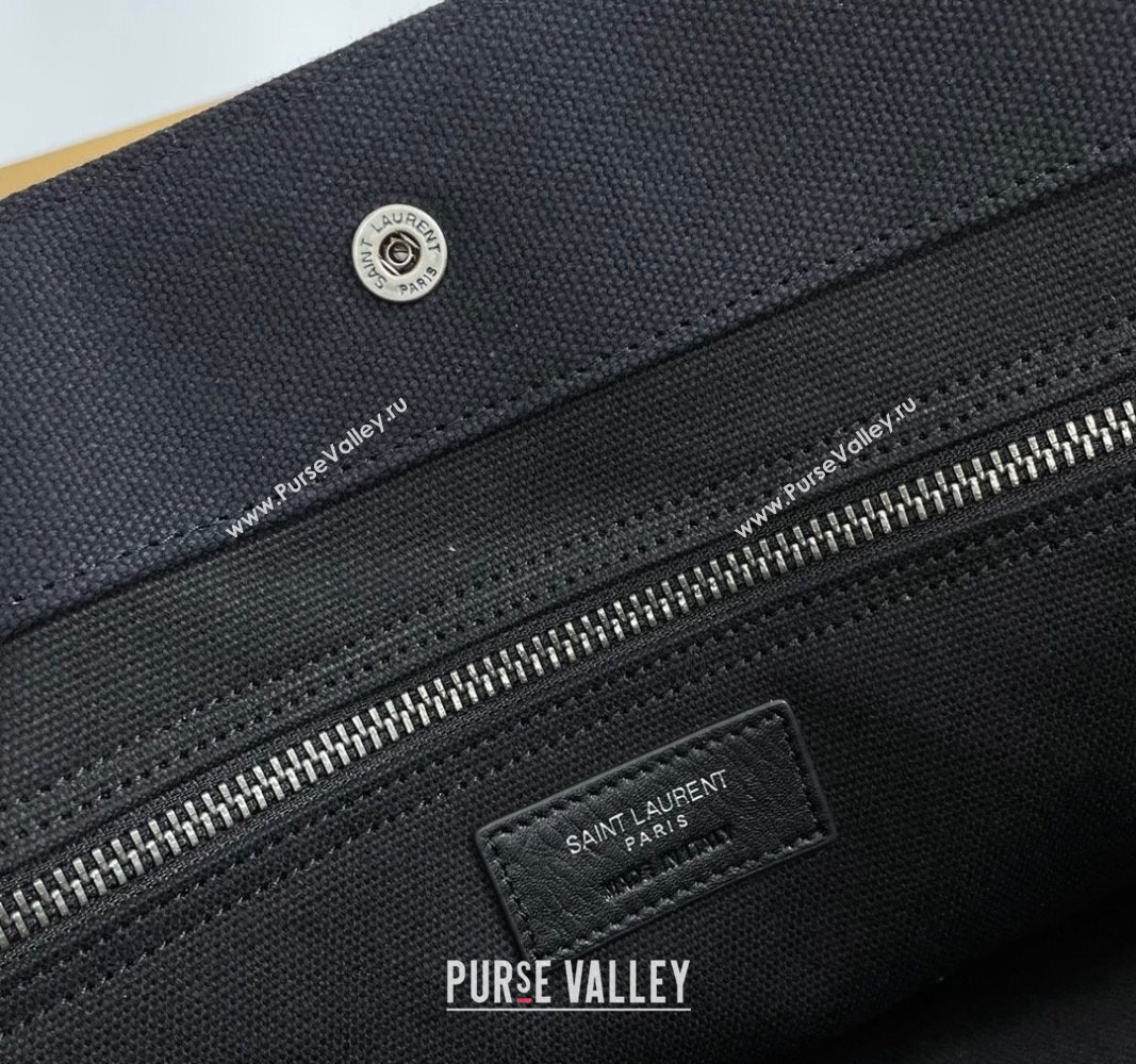 Saint Laurent Rive Gauche Large Tote Bag in Raffia Straw Beige 2024 509415 (YY-240313116)