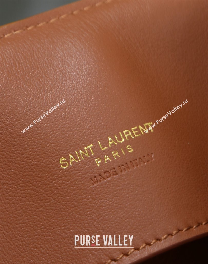 Saint Laurent Le 37 Bucket bag in Suede 742828 Brown 2024 (YY-240417083)
