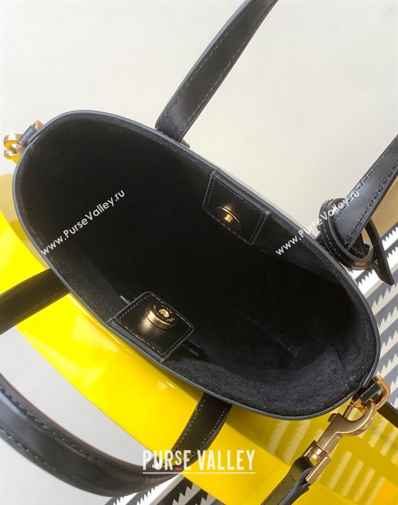 Saint Laurent Mini Toy Shopping Bag in Box Leather Black 2024 773995 (YY-240417086)