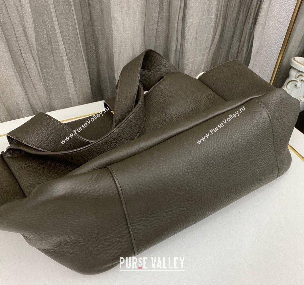 Saint Laurent Bea Tote in Grained Leather 763435 Light Musk 2024 (nana-240525052)