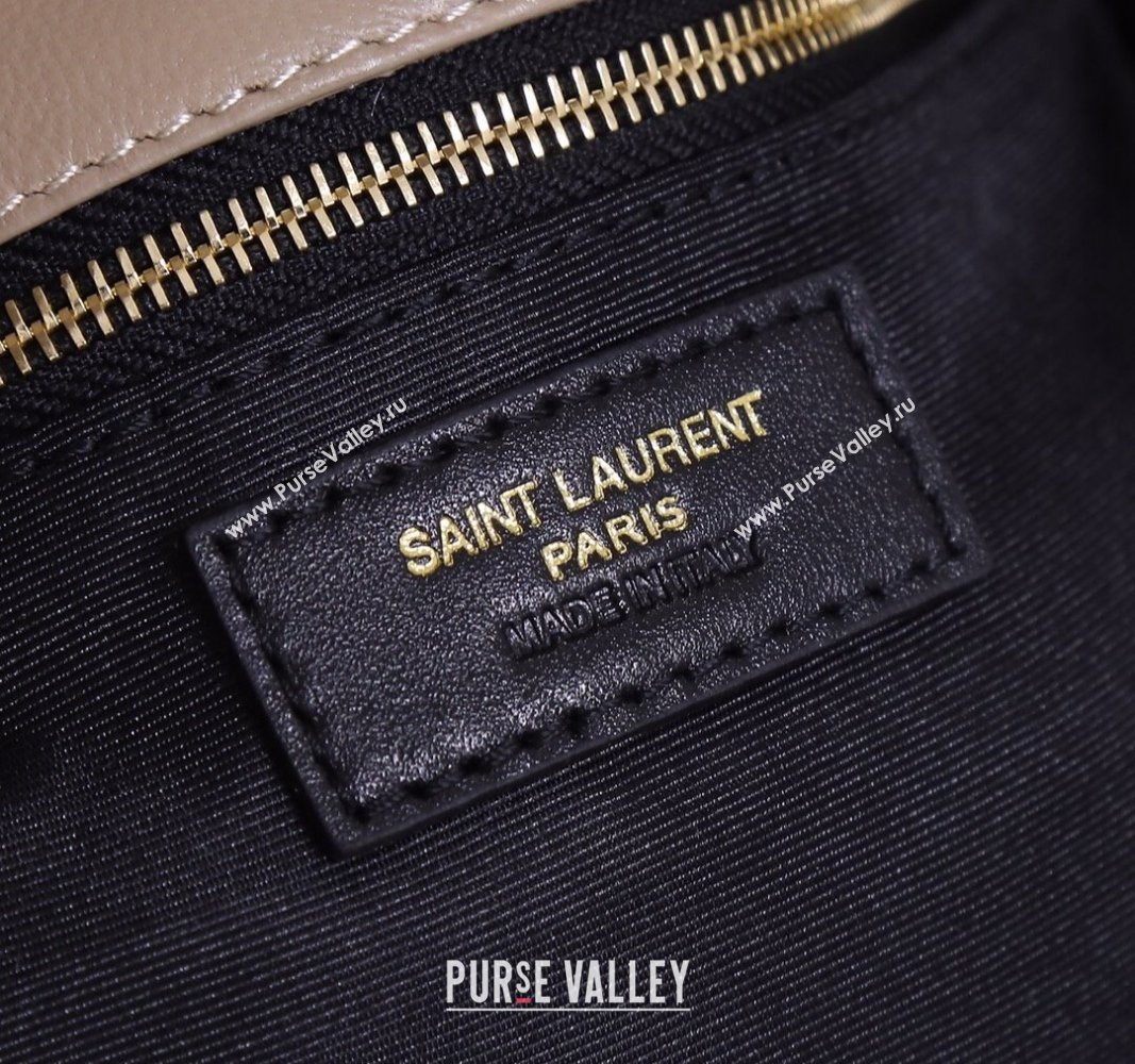 Saint Laurent Loulou Puffer Small Bag in Quilted Lambskin 577476 Light Pink 2024 0525 (YY-240525041)