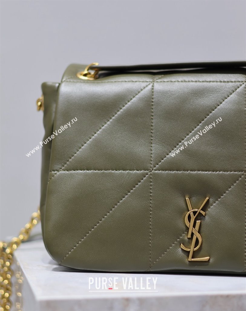 Saint Laurent Jamie 4.3 Small Bag in Soft Lambskin 763475 Green 2024 (YY-240622023)