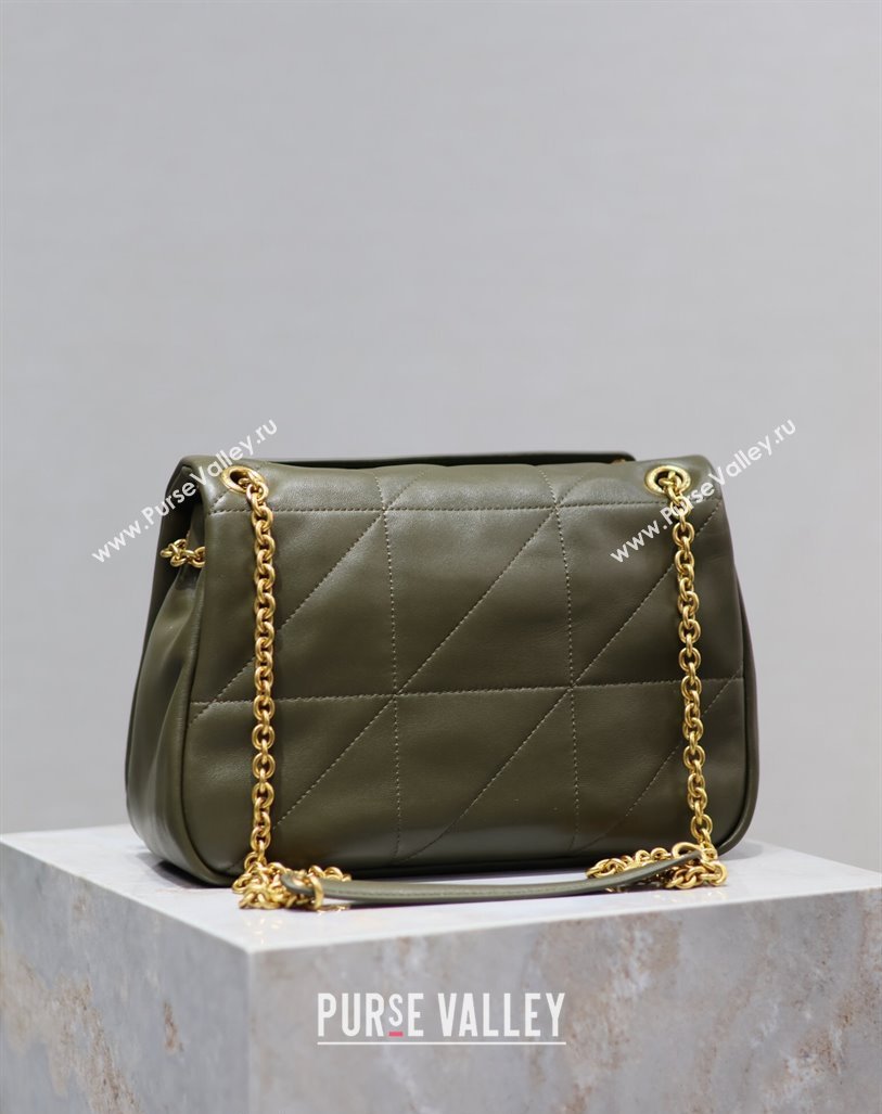 Saint Laurent Jamie 4.3 Small Bag in Soft Lambskin 763475 Green 2024 (YY-240622023)