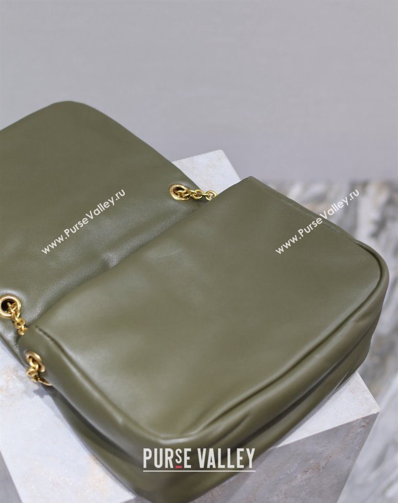 Saint Laurent Jamie 4.3 Small Bag in Soft Lambskin 763475 Green 2024 (YY-240622023)