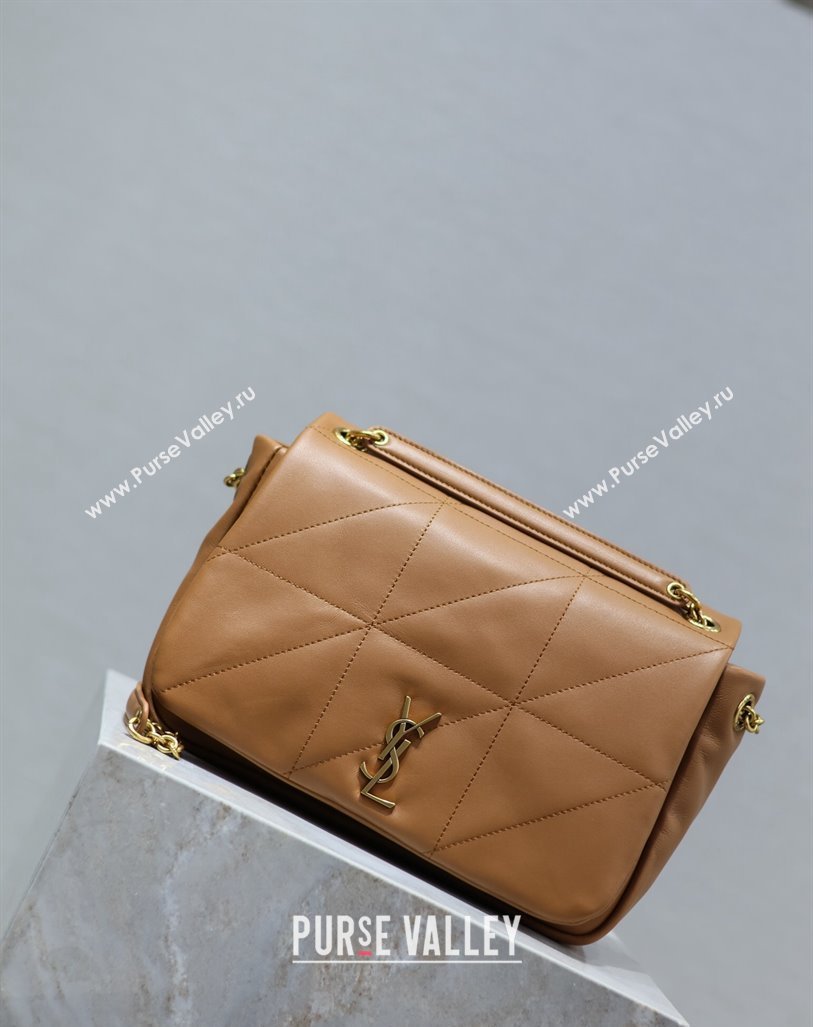 Saint Laurent Jamie 4.3 Small Bag in Soft Lambskin 763475 Brown 2024 (YY-240622024)