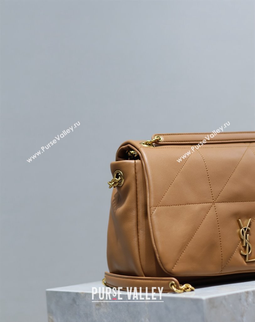 Saint Laurent Jamie 4.3 Small Bag in Soft Lambskin 763475 Brown 2024 (YY-240622024)