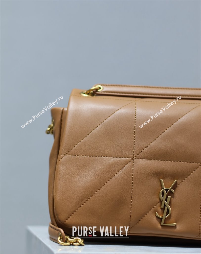 Saint Laurent Jamie 4.3 Small Bag in Soft Lambskin 763475 Brown 2024 (YY-240622024)