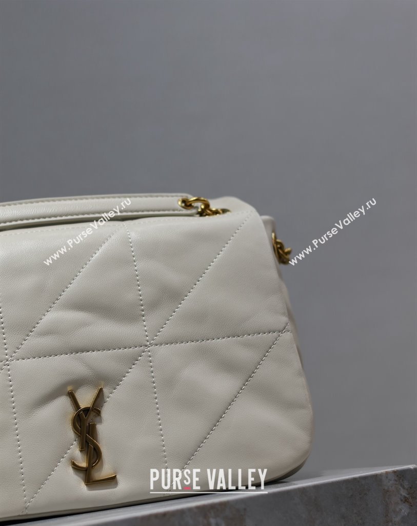 Saint Laurent Jamie 4.3 Small Bag in Soft Lambskin 763475 White 2024 (YY-240622025)