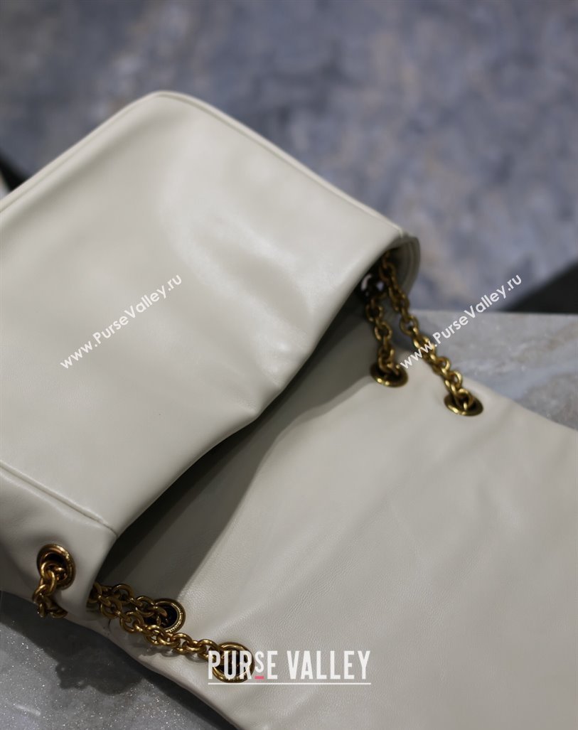 Saint Laurent Jamie 4.3 Small Bag in Soft Lambskin 763475 White 2024 (YY-240622025)