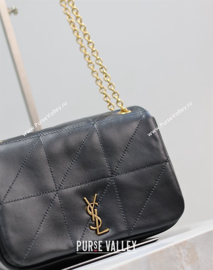 Saint Laurent Jamie 4.3 Mini Bag in Soft Lambskin Black 2024 766754 (YY-240622028)