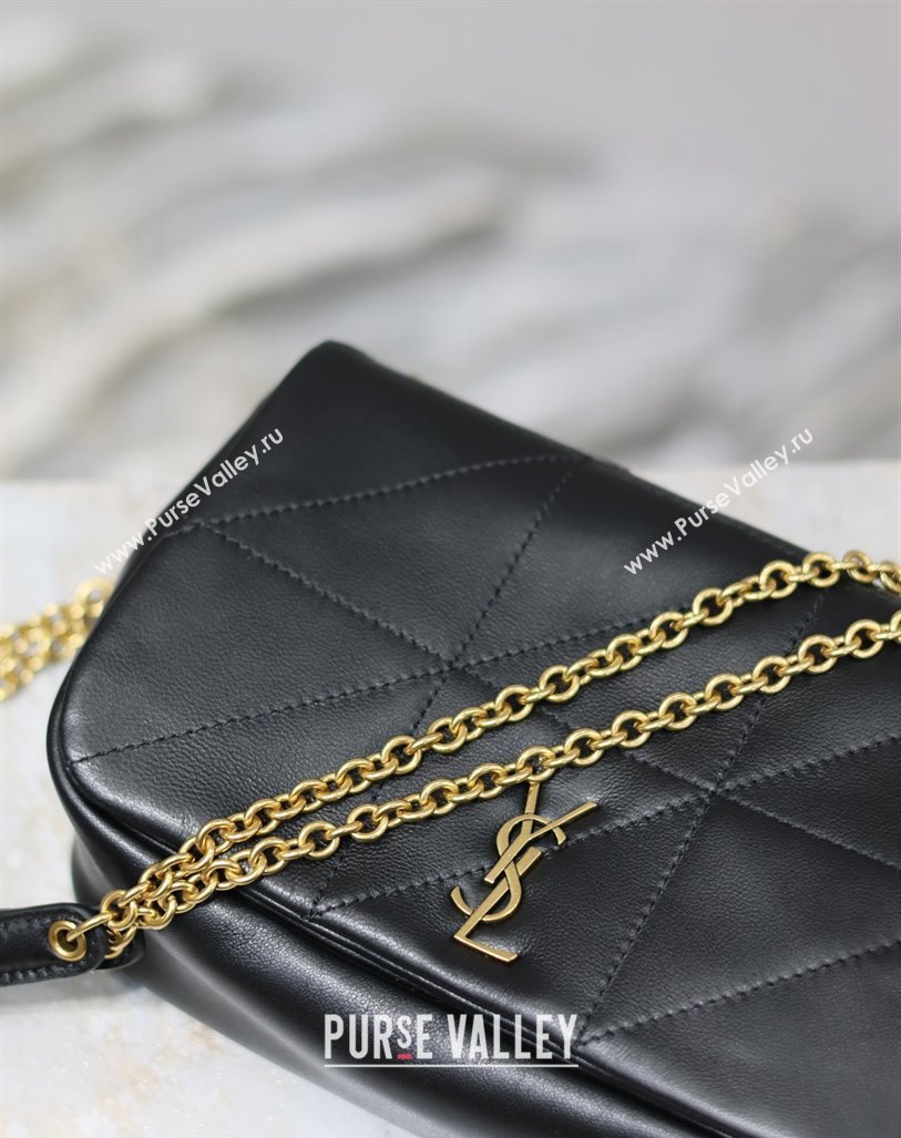 Saint Laurent Jamie 4.3 Mini Bag in Soft Lambskin Black 2024 766754 (YY-240622028)