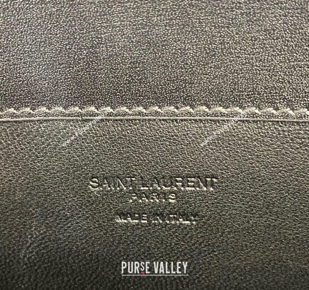 Saint Laurent Voltaire Bag in Box Leather Black 2024 787671 (nana-240622009)