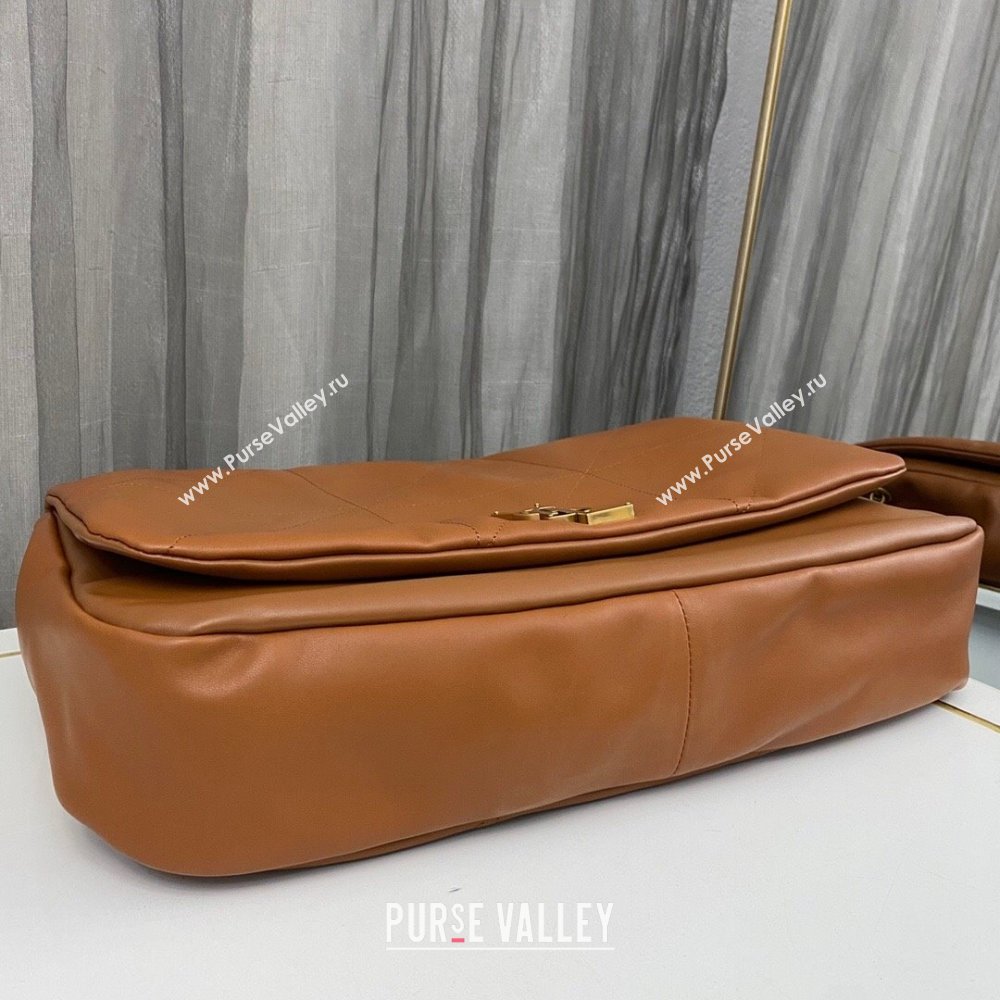 Saint Laurent Jamie 4.3 Large Bag in Soft Lambskin 742431 Fox Brown 2024 (nana-240622017)