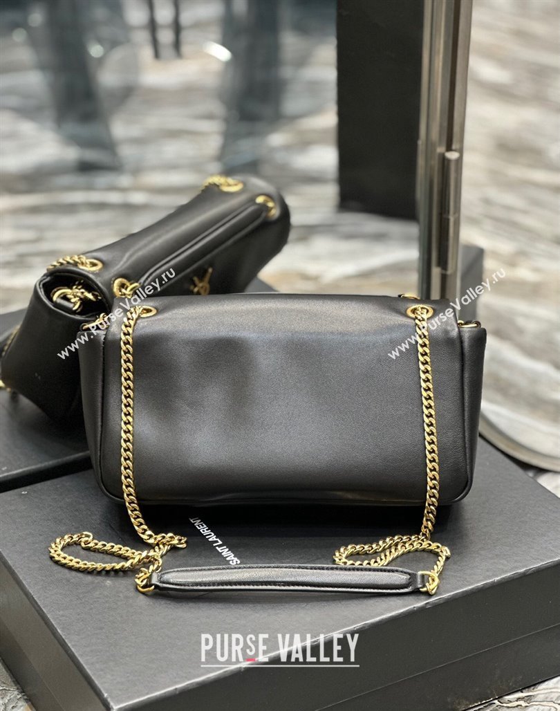 Saint Laurent Calypso Small Bag in Plunged Lambskin 734153 Black 2024 0713 (YY-240713013)