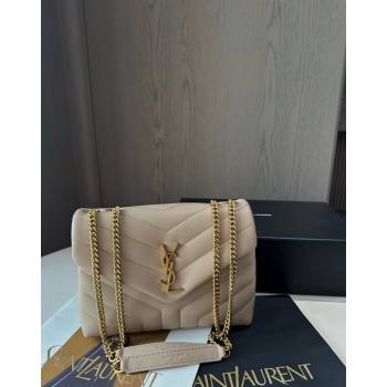 Saint Laurent Loulou Small Bag in Y Matelasse Leather 494699 Beige 2024 TOP (hongs-240713003)