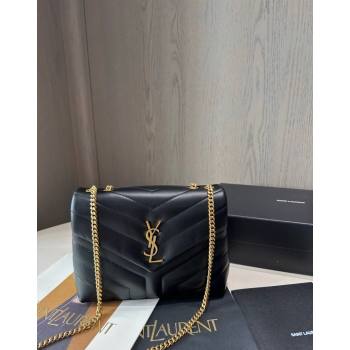 Saint Laurent Loulou Small Bag in Y Matelasse Leather 494699 Black/Gold 2024 TOP (hongs-240713004)