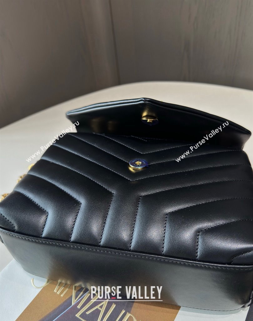 Saint Laurent Loulou Small Bag in Y Matelasse Leather 494699 Black/Gold 2024 TOP (hongs-240713004)