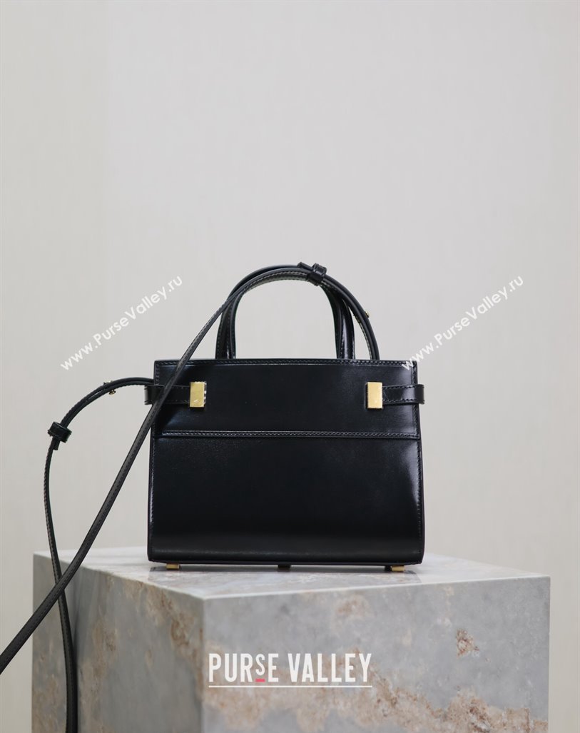 Saint Laurent Manhattan Mini Top handle bag in Smooth Leather Black 2024 593741 (YY-240827015)