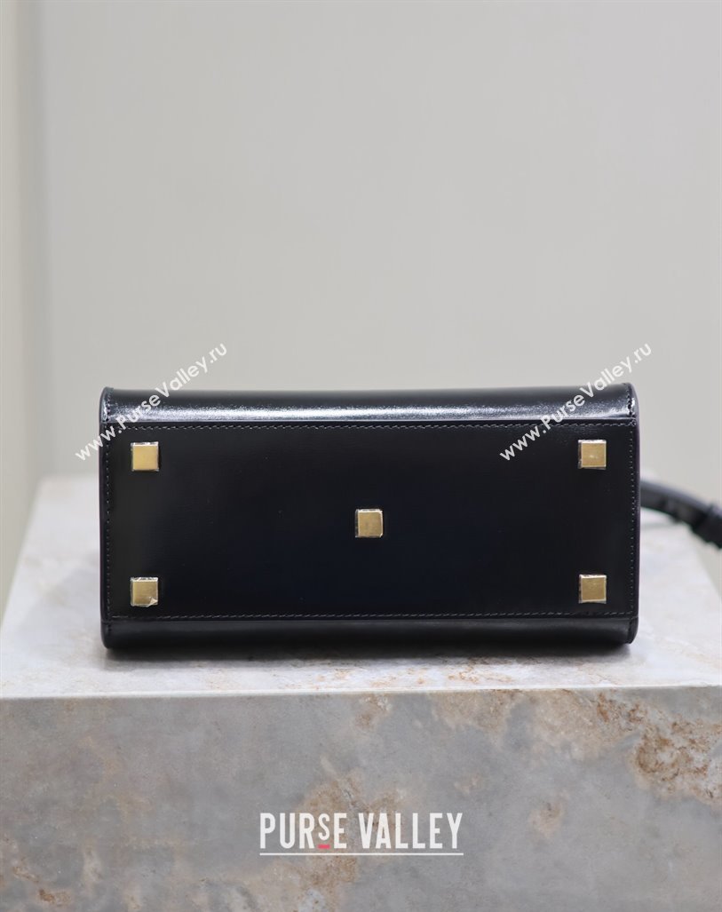 Saint Laurent Manhattan Mini Top handle bag in Smooth Leather Black 2024 593741 (YY-240827015)