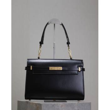 Saint Laurent Manhattan Medium Top handle bag in Smooth Leather Black 2024 769512 (YY-240827018)