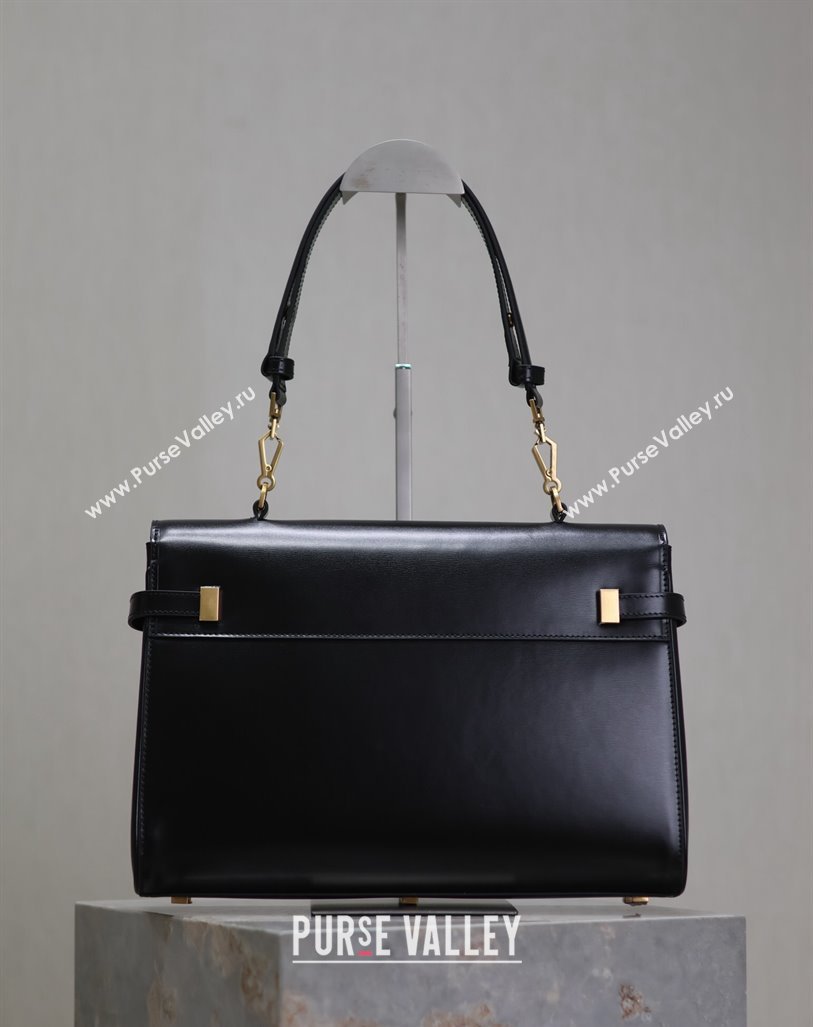 Saint Laurent Manhattan Medium Top handle bag in Smooth Leather Black 2024 769512 (YY-240827018)