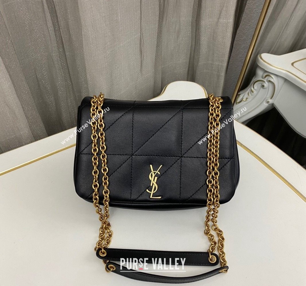 Saint Laurent Jamie 4.3 Mini Bag in Soft Lambskin Black 2025 766754 (nana-250409084)