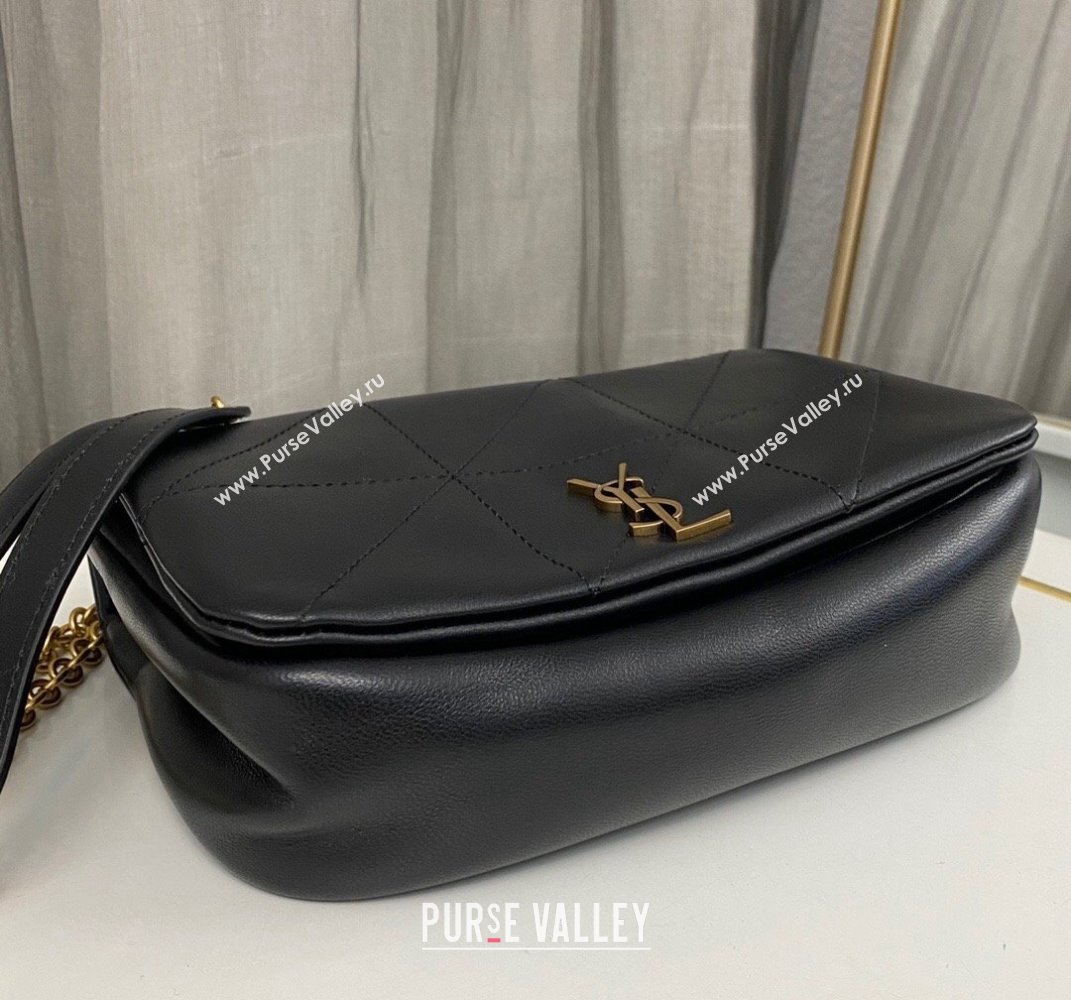 Saint Laurent Jamie 4.3 Mini Bag in Soft Lambskin Black 2025 766754 (nana-250409084)