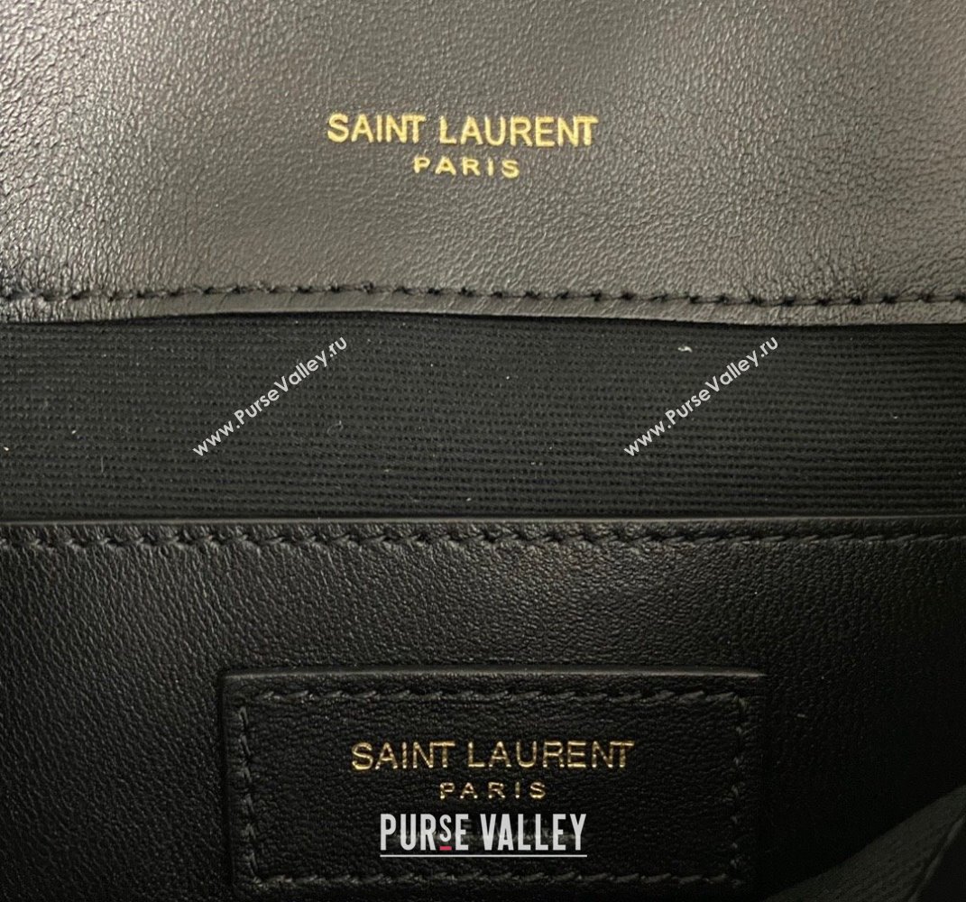 Saint Laurent Jamie 4.3 Mini Bag in Soft Lambskin Black 2025 766754 (nana-250409084)
