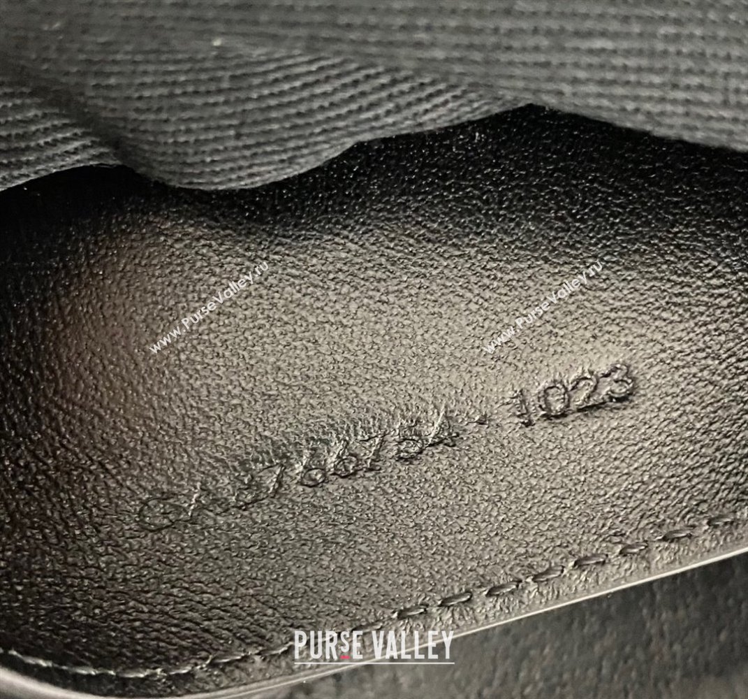 Saint Laurent Jamie 4.3 Mini Bag in Soft Lambskin Black 2025 766754 (nana-250409084)