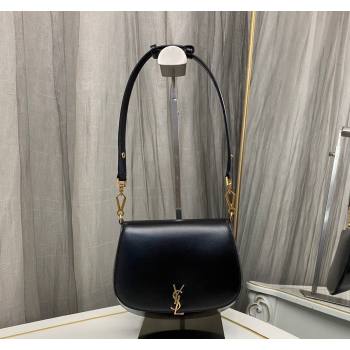 Saint Laurent Voltaire Shoulder Bag in Box Leather Black 2024 800846 (nana-241031024)