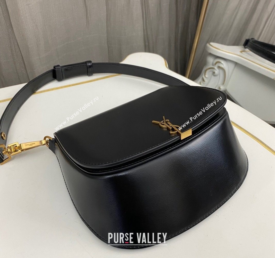 Saint Laurent Voltaire Shoulder Bag in Box Leather Black 2024 800846 (nana-241031024)