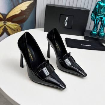 Saint Laurent DORSAY High Heel Pumps 11cm in Patent Leather Black 2024 1226 (MD-241226094)