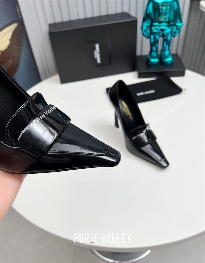 Saint Laurent DORSAY High Heel Pumps 11cm in Patent Leather Black 2024 1226 (MD-241226094)