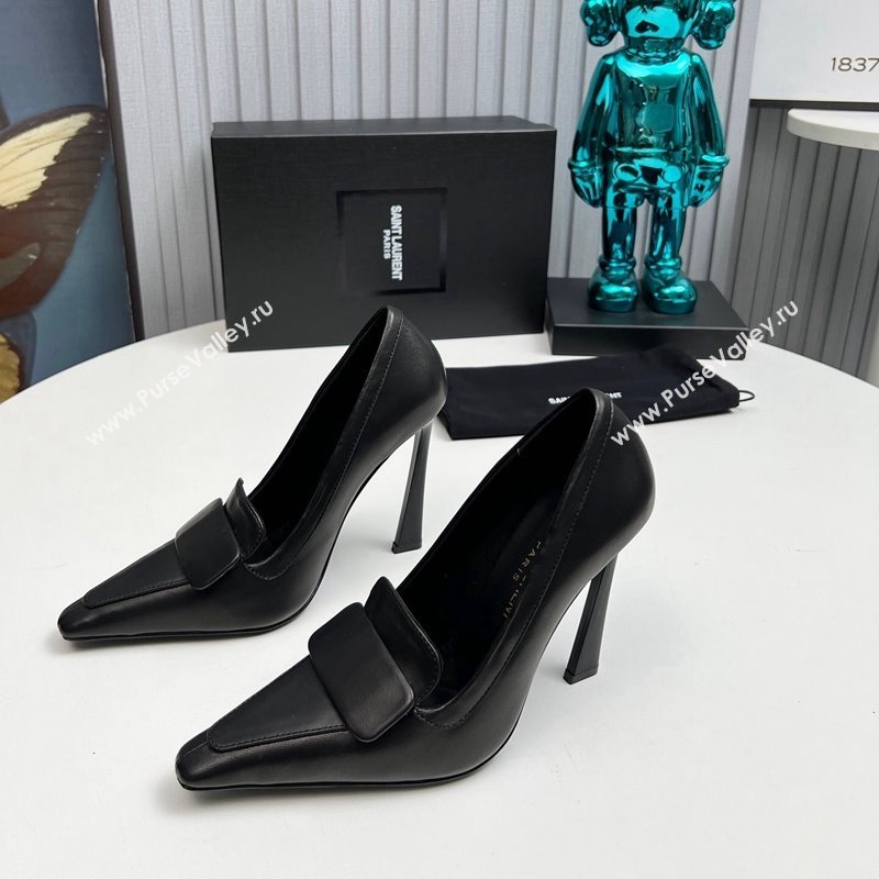 Saint Laurent DORSAY High Heel Pumps 11cm in Calfskin Leather Black 2024 1226 (MD-241226096)