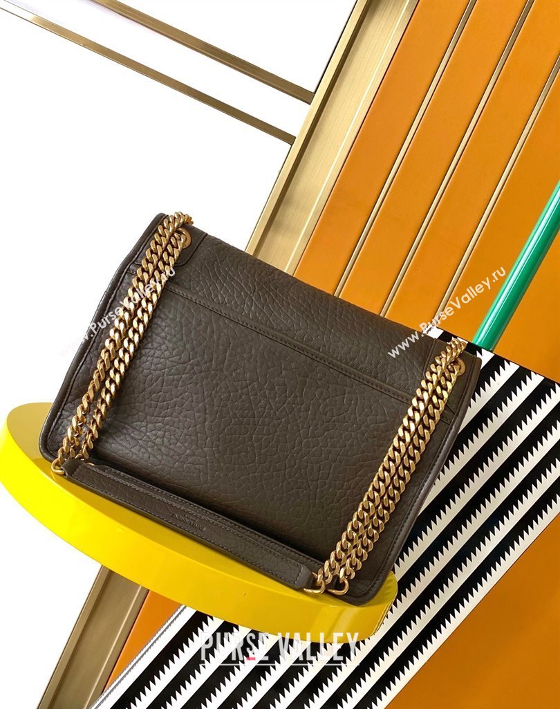 Saint Laurent Medium Niki Bag in Elephant-Grained Lambskin 633178 Musk 2025 (YY-250409069)