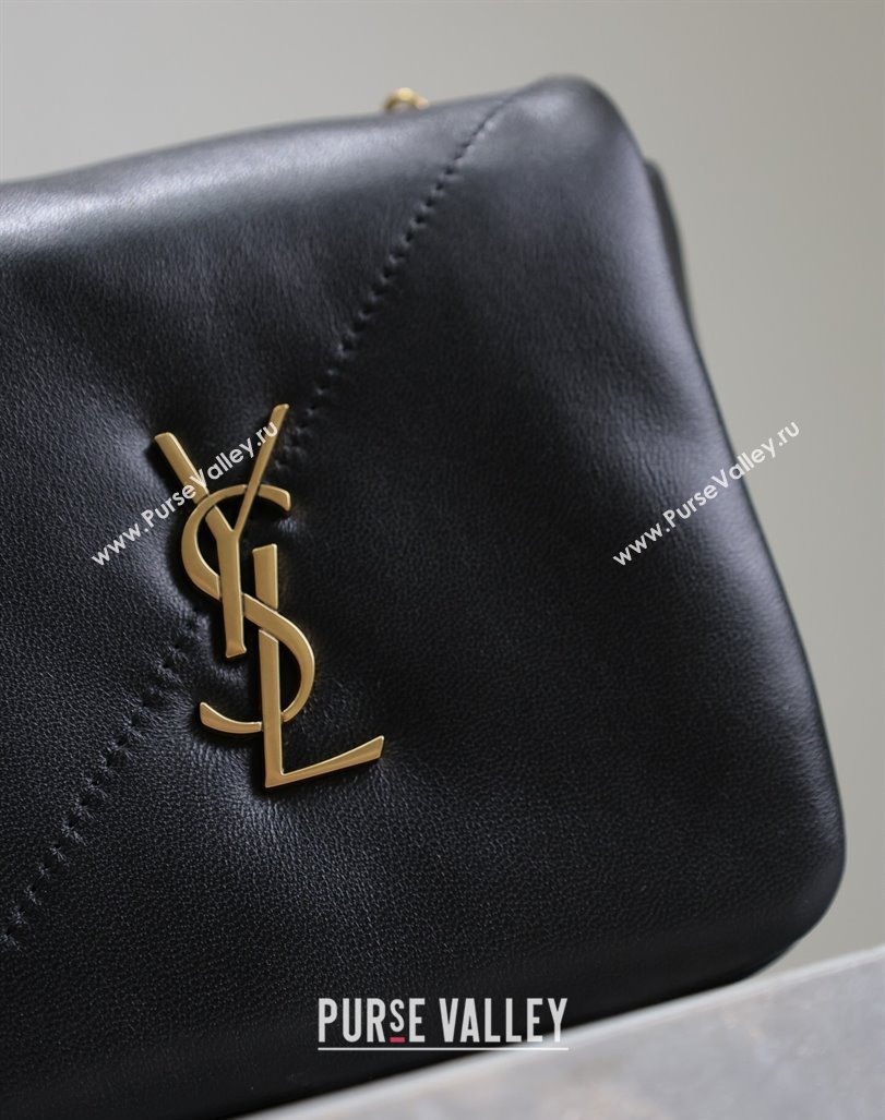 Saint Laurent Jamie 4.3 Mini Chain Bag in Lambskin Leather Black 2025 766756 (YY-250409079)