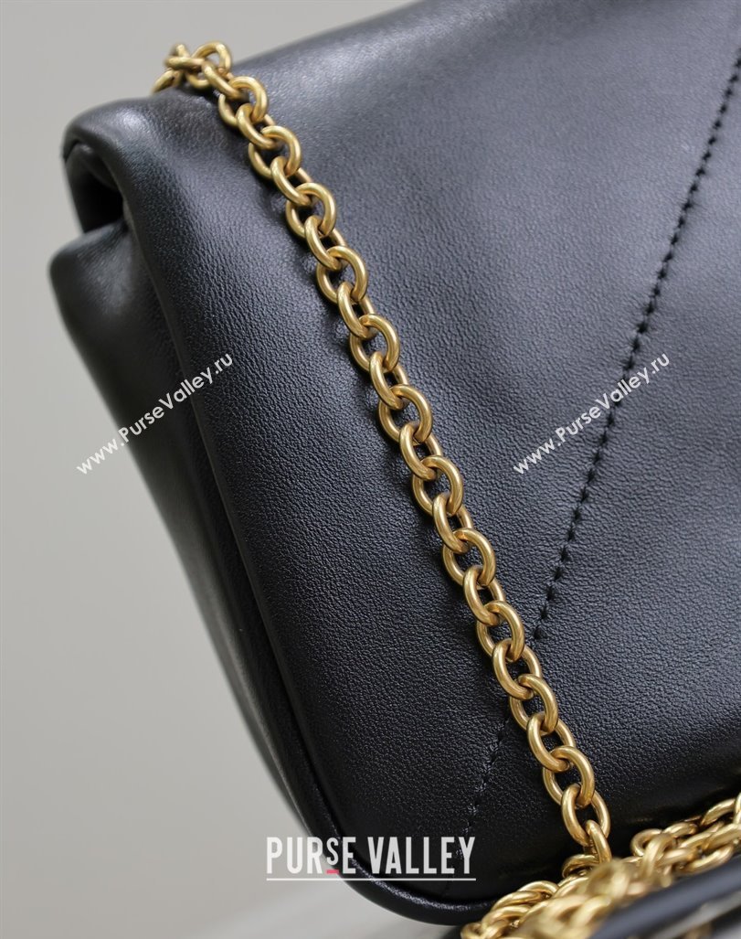 Saint Laurent Jamie 4.3 Mini Chain Bag in Lambskin Leather Black 2025 766756 (YY-250409079)