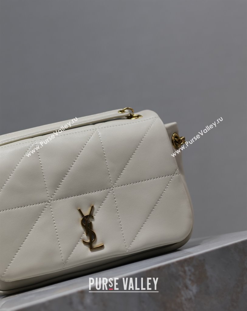 Saint Laurent Jamie 4.3 Mini Bag in Soft Lambskin White 2025 766754 (YY-250409082)
