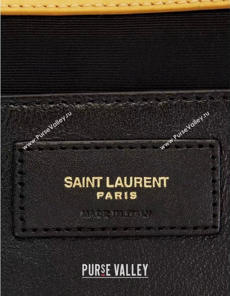 Saint Laurent Jamie 4.3 Mini Bag in Soft Lambskin Yellow 2025 766754 (YY-250409083)