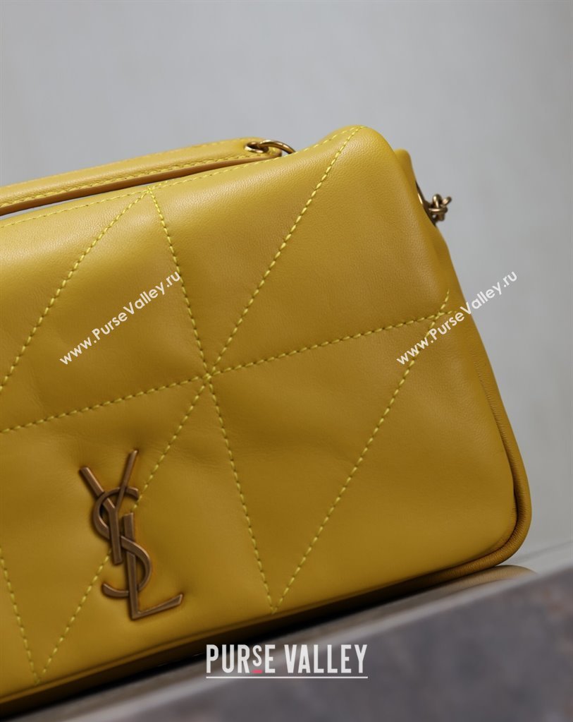 Saint Laurent Jamie 4.3 Mini Bag in Soft Lambskin Yellow 2025 766754 (YY-250409083)