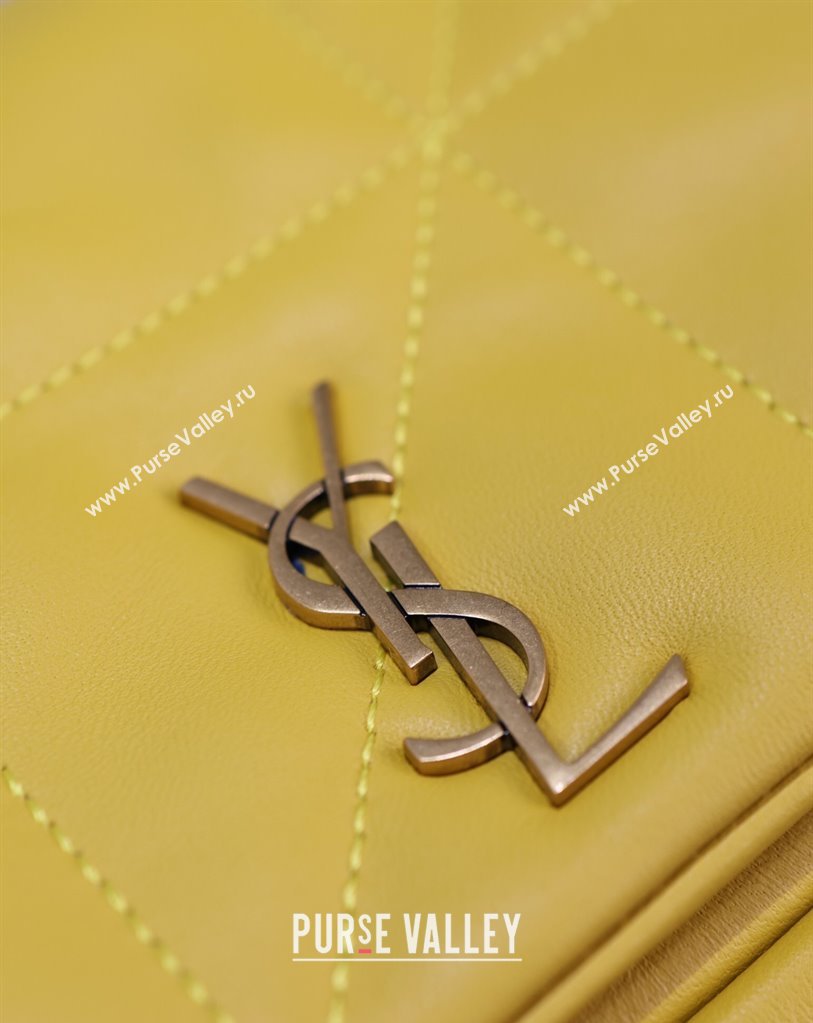 Saint Laurent Jamie 4.3 Mini Bag in Soft Lambskin Yellow 2025 766754 (YY-250409083)