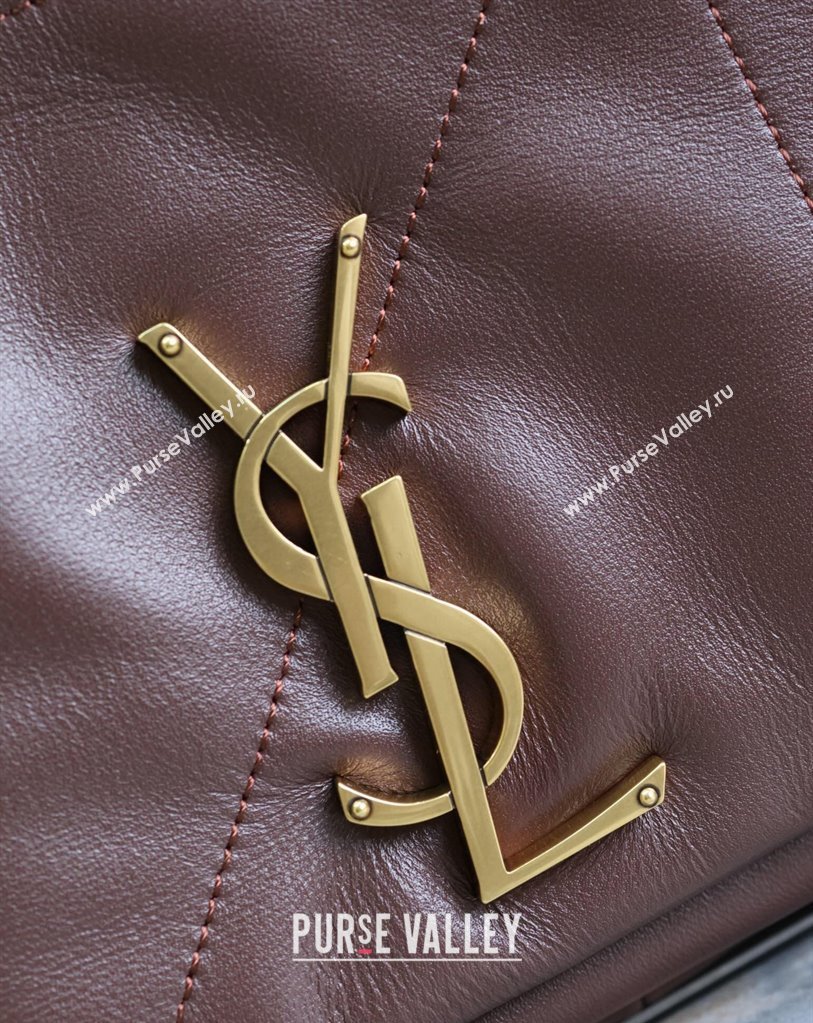 Saint Laurent Jamie 4.3 Large Bag in Soft Lambskin 742431 Brown Coffee 2025 (YY-250409090)