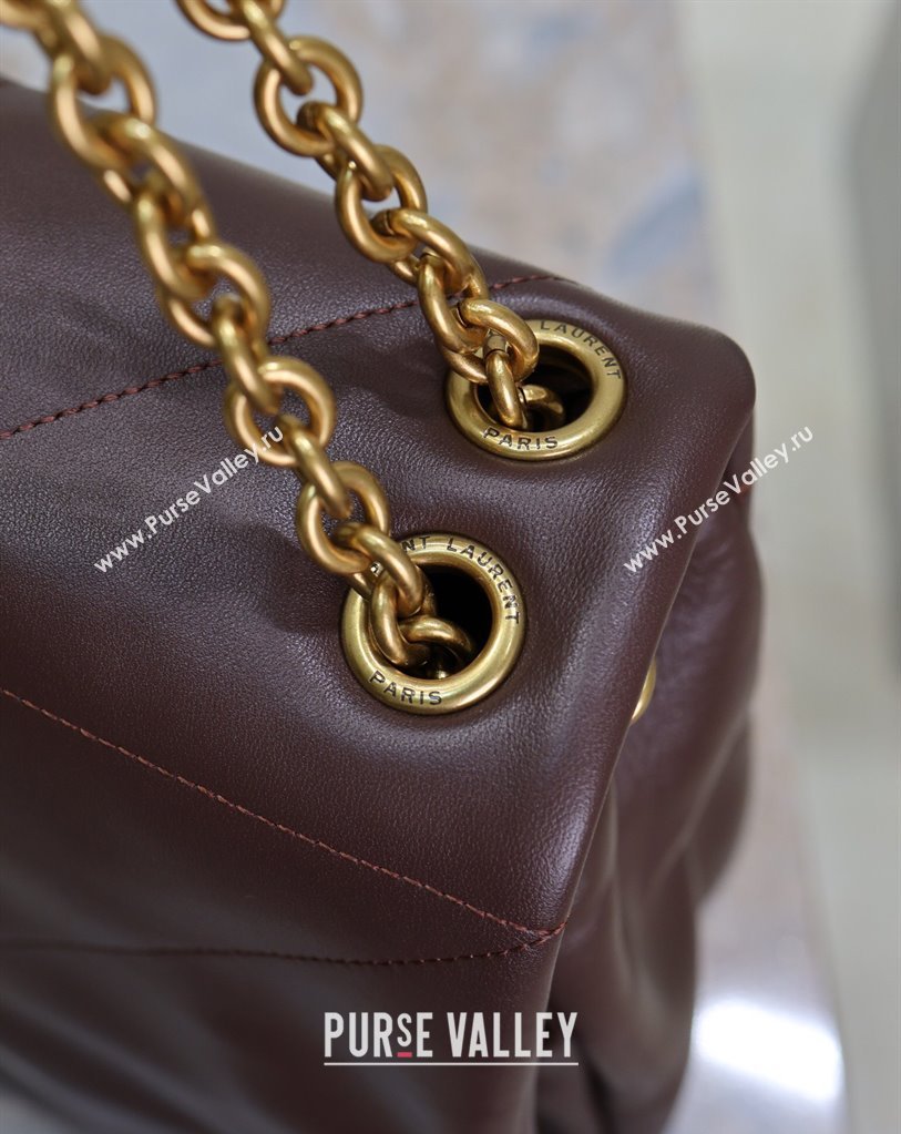 Saint Laurent Jamie 4.3 Large Bag in Soft Lambskin 742431 Brown Coffee 2025 (YY-250409090)